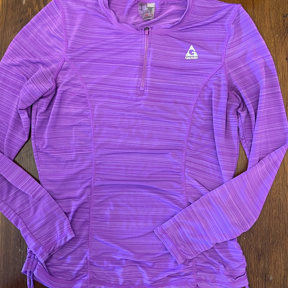 Women's Purple Lightweight Athletic Shirt